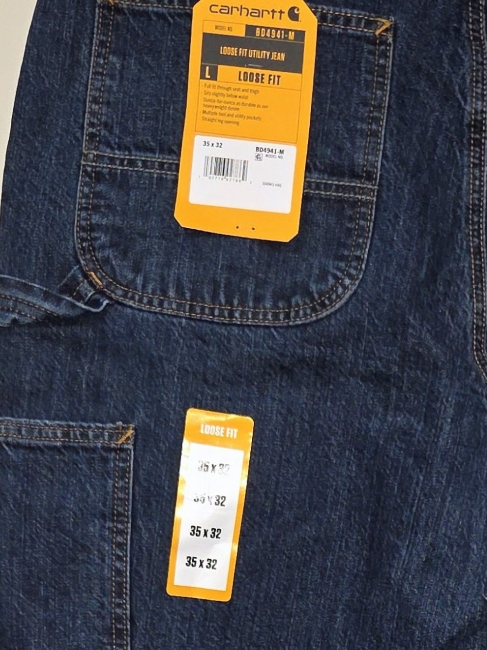 Carhartt Loose Fit Men's Jeans - Deep Indigo Blue